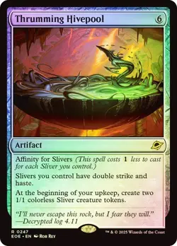 Thrumming Hivepool Foil Edge of Eternities NM MTG - Image 1