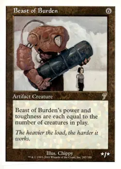 7th Edition #287 Beast of Burden - Image 1