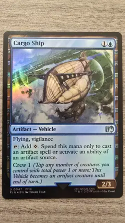 Cargo Ship (Uncommon Foil) #47 Final Fantasy MTG Near Mint - Image 1