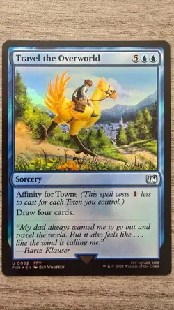 Travel the Overworld (Uncommon Foil) #82 Final Fantasy MTG Near Mint - Image 1