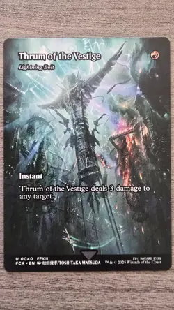 Thrum of the Vestige (Uncommon Showcase) #40 Final Fantasy FCA MTG Near Mint - Image 1