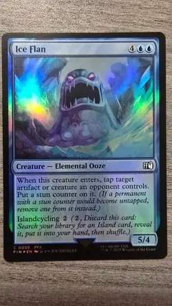 Ice Flan (Common Foil) #55 Final Fantasy MTG Near Mint - Image 1