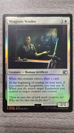 Weapons Vendor (Common Foil) #40 Final Fantasy MTG Near Mint - Image 1