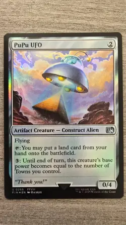 PuPu UFO (Uncommon Foil) #266 Final Fantasy MTG Near Mint - Image 1