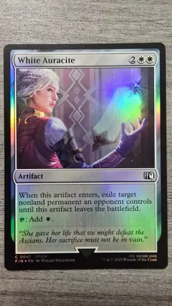 White Auracite (Common Foil) #41 Final Fantasy MTG Near Mint - Image 1