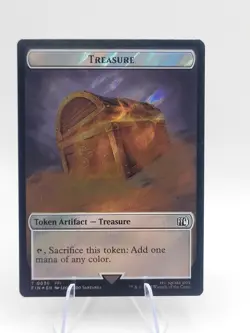 Clue Treasure Double-Sided Token (Surge Foil) Commander: Final Fantasy Foil - Image 2