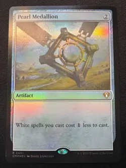 FOIL Pearl Medallion #401 - Commander Masters CMM Magic MTG - NM - Image 1