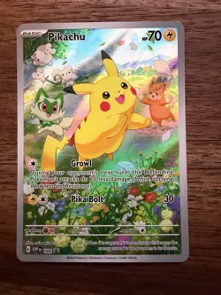Pokemon Pikachu Full Art Holo Promo 088 SV: Scarlet & Violet Promo Cards - Image 1