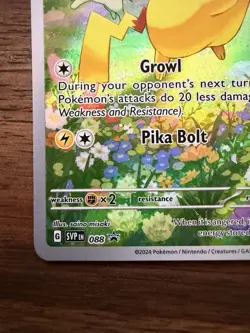 Pokemon Pikachu Full Art Holo Promo 088 SV: Scarlet & Violet Promo Cards - Image 5