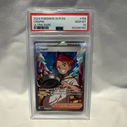 Pokemon TCG Crispin Ultra Rare Sv07: Stellar Crown Holo PSA 10 164/142 2024 - Image 1