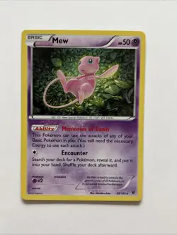 Mew 29/124 Holo Pokemon XY Fates Collide NM - Image 1