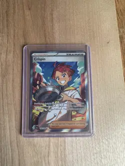 Crispin 164/142 Sv07: Stellar Crown Holo Full Art Pokemon TCG - Image 1