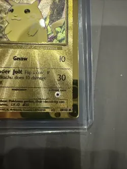 Pokemon Celebrations Ultra Premium UPC Gold Metal Pikachu Card Mint 58/102 - Image 4