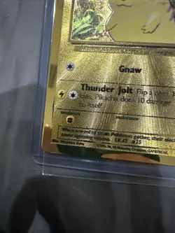 Pokemon Celebrations Ultra Premium UPC Gold Metal Pikachu Card Mint 58/102 - Image 5