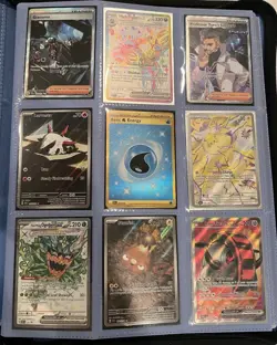 Pokemon TCG: Modern Binder Lot(99 Cards)- Full Art Holos-151, Surging Sparks- NM - Image 1