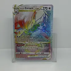 Pokemon Hisuian Zoroark VSTAR 203/196 Lost Origin Secret Rare Holo 270 HP - Image 1