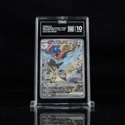 TAG 10 GEM MINT Pokemon Greninja EX 132 Shrouded Fable Special Illustration - Image 1