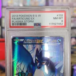 Pokemon Articuno EX Full Art Ultra Rare Plasma Storm Holo 132/135 PSA 8 - Image 2