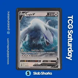 2023 POKEMON WORLD CHAMPIONSHIPS SILVER TEMPEST DECK CARD #138/195 LUGIA V - Image 1