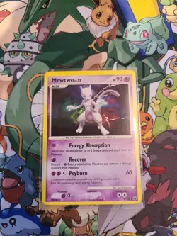 Pokemon Mewtwo Holo Rare TCG Card 9/100 Majestic Dawn NM - Image 1