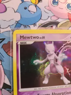 Pokemon Mewtwo Holo Rare TCG Card 9/100 Majestic Dawn NM - Image 2