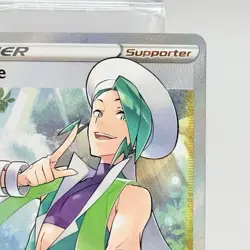 Pokemon Trainer Card Wallace Full Art 194/195 Silver Tempest NM - Image 3