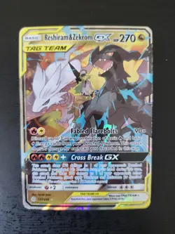 Pokemon TCG Reshiram & Zekrom GX Cosmic Eclipse Tag Team Card 157/236 - Image 1