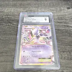 Pokemon Mewtwo EX CGC 9 Ultra Rare Holo Evolutions 52/108 Card English - Image 1
