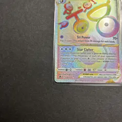 Unown VSTAR Gold Secret Rare 199/195 Silver Tempest Pokemon Card NM - Image 4
