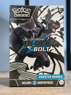 Pokemon Scarlet & Violet Black Bolt Booster Bundle (6 Booster Packs) NEW - Image 1