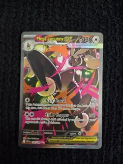 Pokemon Mega Lopunny Ex Me02 Phantasmal Flames Special Illustration Rare 128/094 - Image 1