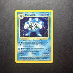 Poliwrath Pokemon Base Set Holo Rare 13/102 - LP - Image 1