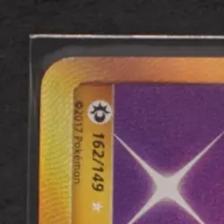 2017 POKEMON SUN & MOON #162/149 PSYCHIC ENERGY GOLD SECRET RARE - Image 3
