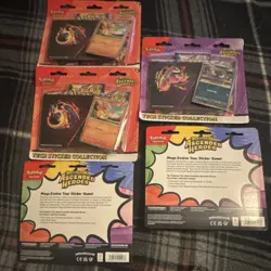 Pokemon Ascended Heroes Tech Sticker Collection Charmander 3x Gastly 2x - Image 2