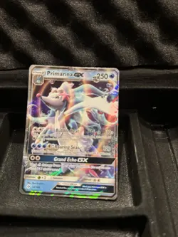 Pokemon Primarina GX Ultra Rare Holo 250 HP SM Base Set 42/149 Card - Image 1