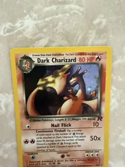 Pokemon Dark Charizard 80 HP Team Rocket Holo Rare 4/82 2000 Card - Image 1