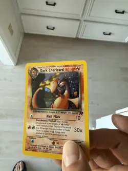Pokemon Dark Charizard 80 HP Team Rocket Holo Rare 4/82 2000 Card - Image 3