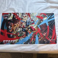 Pokemon Mega Lucario STAFF Playmat - Regional Exclusive - New - Image 1