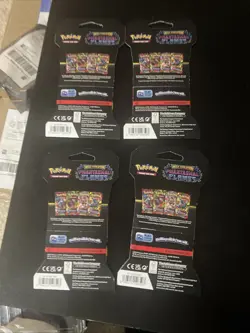 Pokemon TCG : Phantasmal Flames sleeved Booster x4 Full art set- In Hand - Image 3