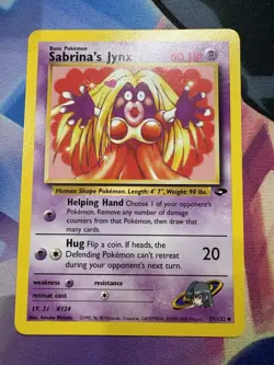 Sabrina's Jynx - 57/132 Gym Challenge - Pokemon TCG - 2000 - Image 1