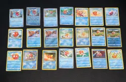 21 x Magikarp card Lot Sun Moon Pokemon Cards Collection TCG NO REPEATS reverses - Image 1