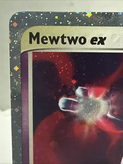 Pokemon Mewtwo EX TCG 101/109 Ruby & Sapphire Ultra Rare Half Swirl 2003 - Image 3