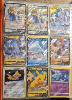 225 Pokemon Card Collection In Binder Mint To XF various Years - Image 2