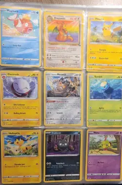 225 Pokemon Card Collection In Binder Mint To XF various Years - Image 4