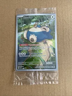 [SEALED] Pokemon TCG Snorlax Holo Full Art Scarlet & Violet 151 Promo 051 - Image 1