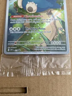 [SEALED] Pokemon TCG Snorlax Holo Full Art Scarlet & Violet 151 Promo 051 - Image 3