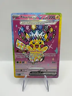 Pokemon TCG Pikachu EX 277/217 Ascended Heroes SIR NM - Image 1