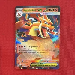 Pokemon Mega Charizard Y EX ASCEN Rare Full Art Holo Card 022/217 360 HP English - Image 1