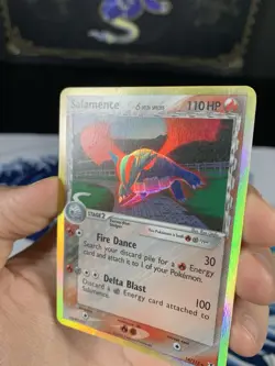 Pokemon Card Ex Delta Species Salamence 14/113 2005 Non Reverse Stamped Holo - Image 2