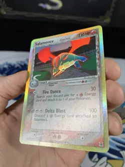 Pokemon Card Ex Delta Species Salamence 14/113 2005 Non Reverse Stamped Holo - Image 4